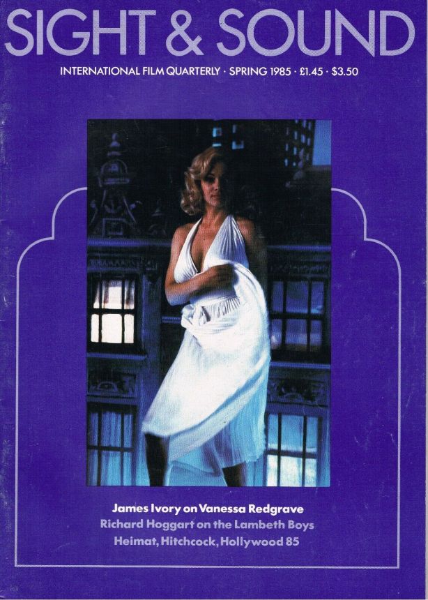 SIGHT AND SOUND (30s-90s) magazine side cover Issue 221 Spring 1985