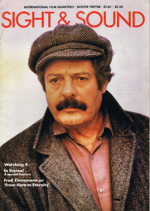 SIGHT AND SOUND (30s-90s) magazine side cover Issue 232 Winter 1987