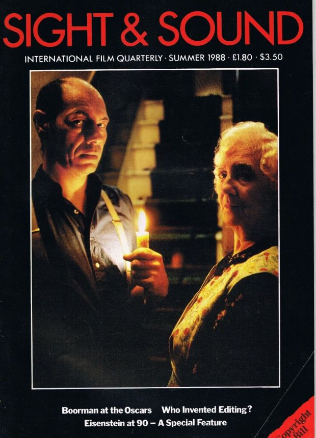 SIGHT AND SOUND (30s-90s) magazine side cover Issue 234 Summer 1988
