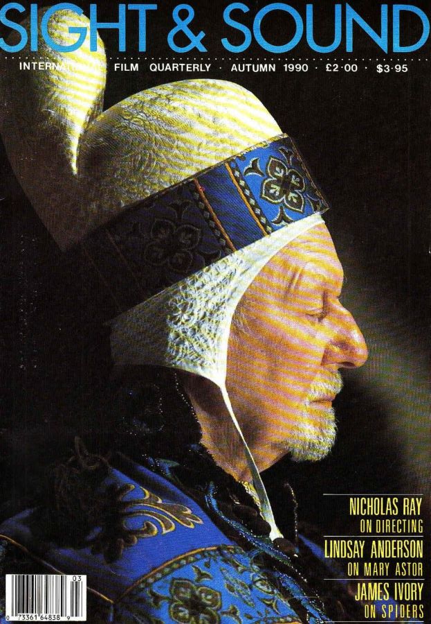 SIGHT AND SOUND (30s-90s) magazine side cover Issue 243 Autumn 1990