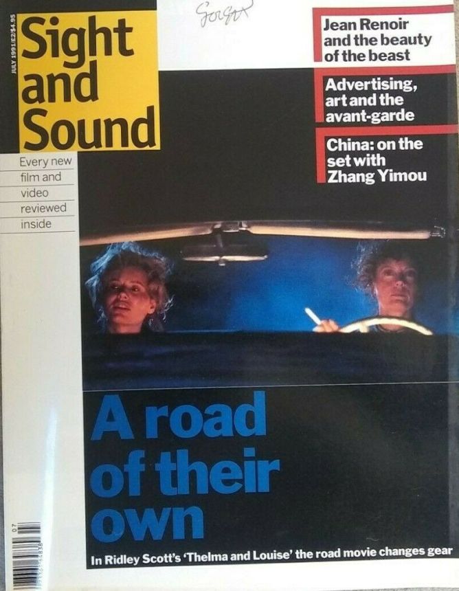 SIGHT AND SOUND magazine side cover Issue 3 July 1991