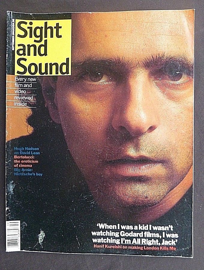 SIGHT AND SOUND magazine side cover Issue 5 September 1991