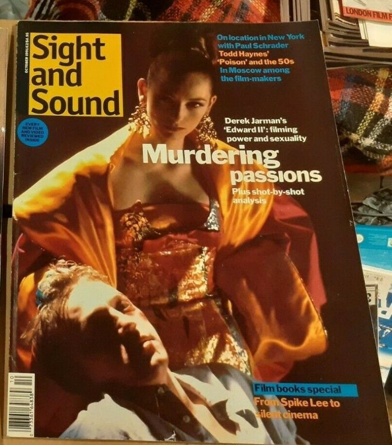 SIGHT AND SOUND magazine side cover Issue 6 October 1991