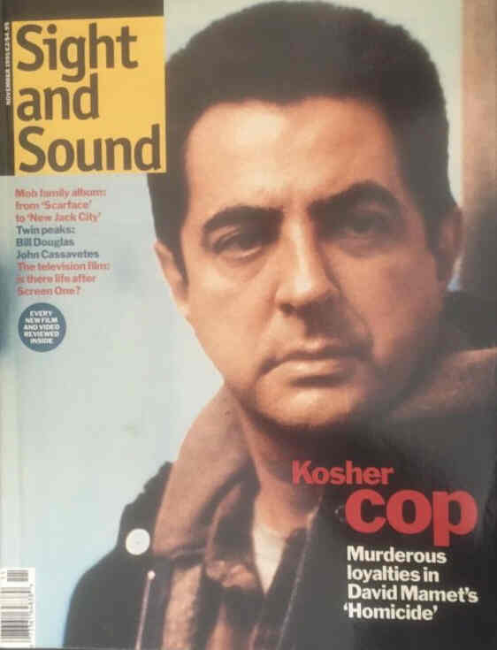 SIGHT AND SOUND magazine side cover Issue 7 November 1991