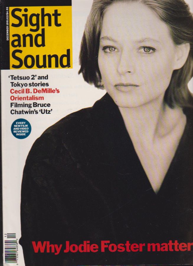 SIGHT AND SOUND magazine side cover Issue 8 December 1991