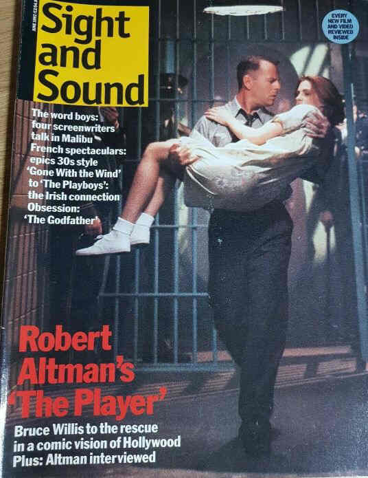 SIGHT AND SOUND magazine side cover Issue 14 June 1992