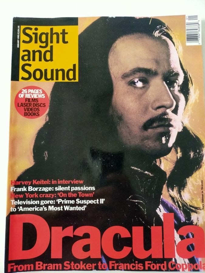 SIGHT AND SOUND magazine side cover Issue 21 January 1993