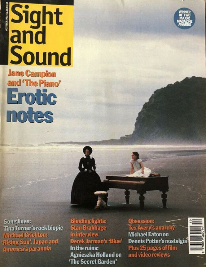 SIGHT AND SOUND magazine side cover Issue 30 October 1993
