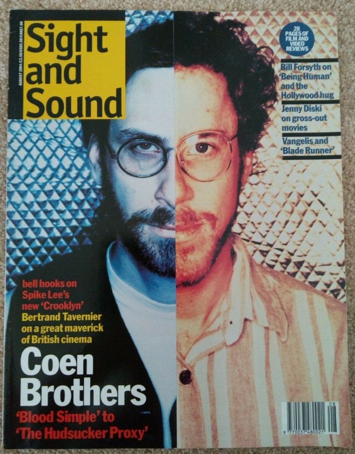 SIGHT AND SOUND magazine side cover Issue 40 August 1994