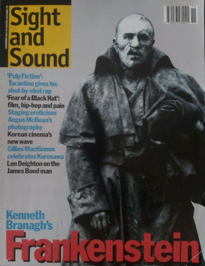 SIGHT AND SOUND magazine side cover Issue 43 November 1994
