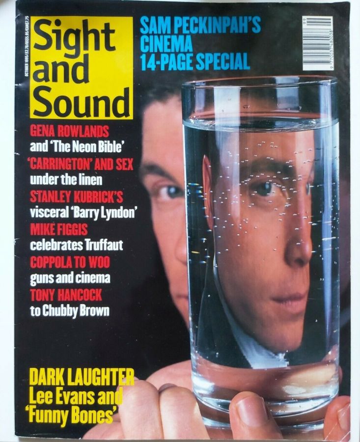 SIGHT AND SOUND magazine side cover Issue 54 October 1995