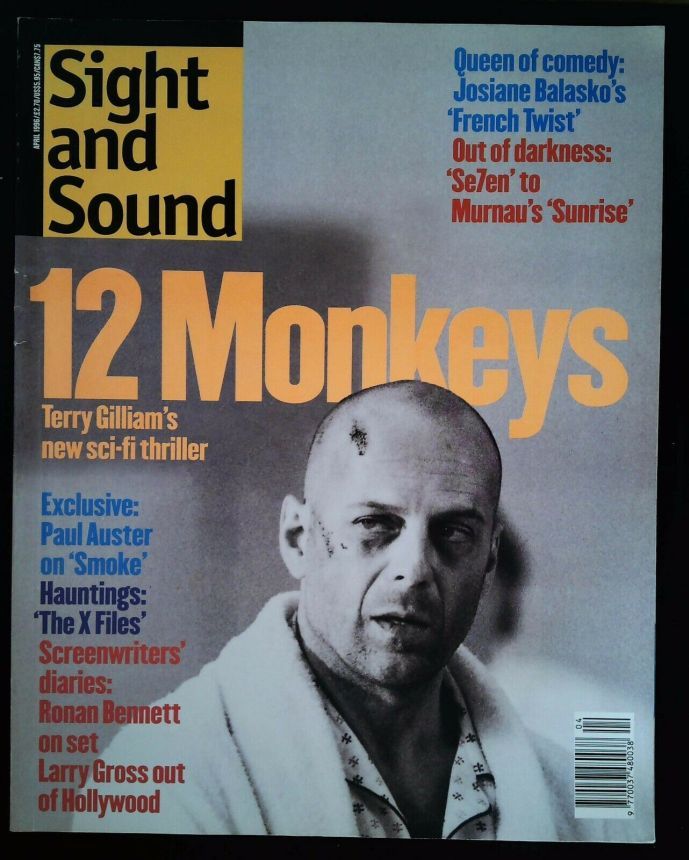 SIGHT AND SOUND magazine side cover Issue 60 April 1996