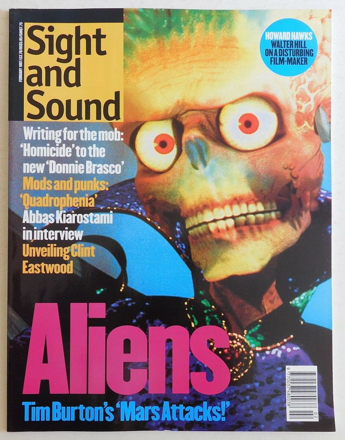 SIGHT AND SOUND magazine side cover Issue 70 February 1997
