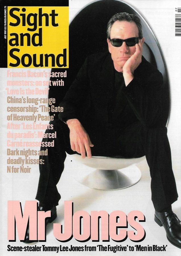 SIGHT AND SOUND magazine side cover Issue 75 July 1997