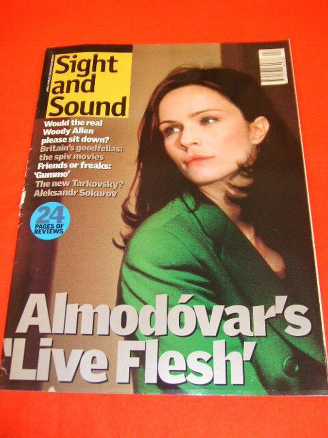 SIGHT AND SOUND magazine side cover Issue 84 April 1998