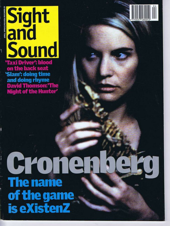 SIGHT AND SOUND magazine side cover Issue 96 April 1999