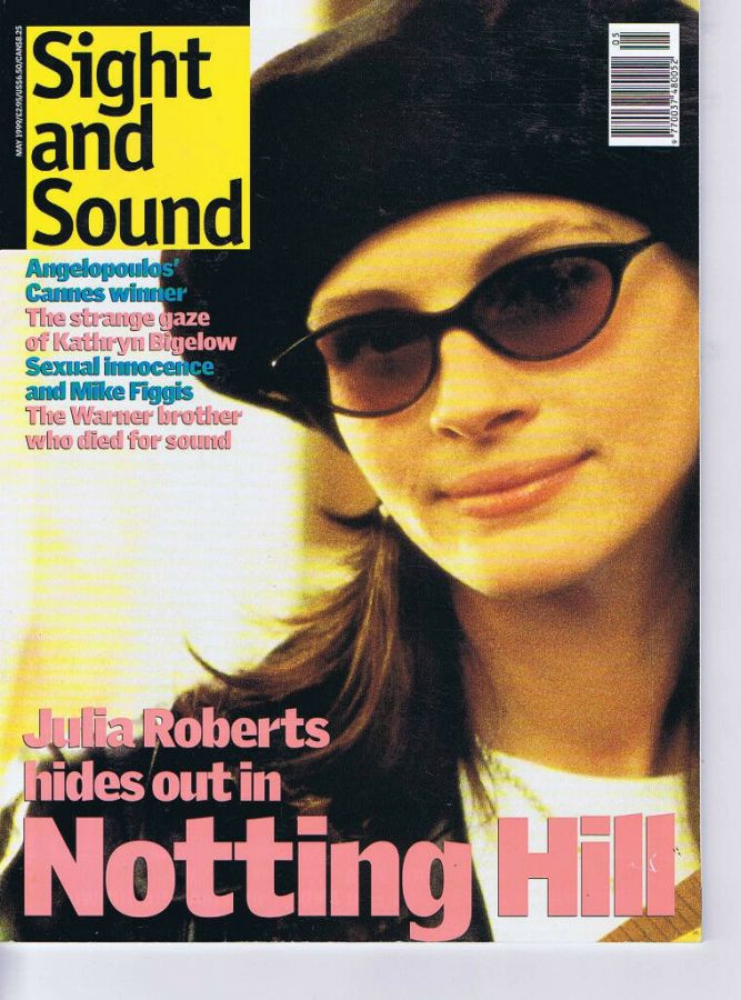 SIGHT AND SOUND magazine side cover Issue 97 May 1999