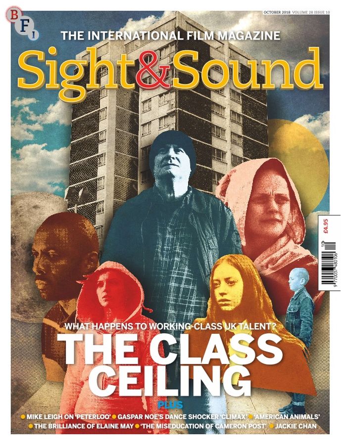 SIGHT AND SOUND magazine side cover  October 2018