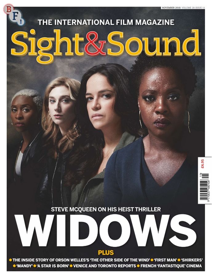 SIGHT AND SOUND magazine side cover  November 2018