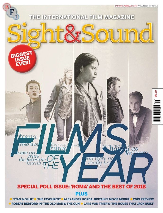 SIGHT AND SOUND magazine side cover  January/February 2019