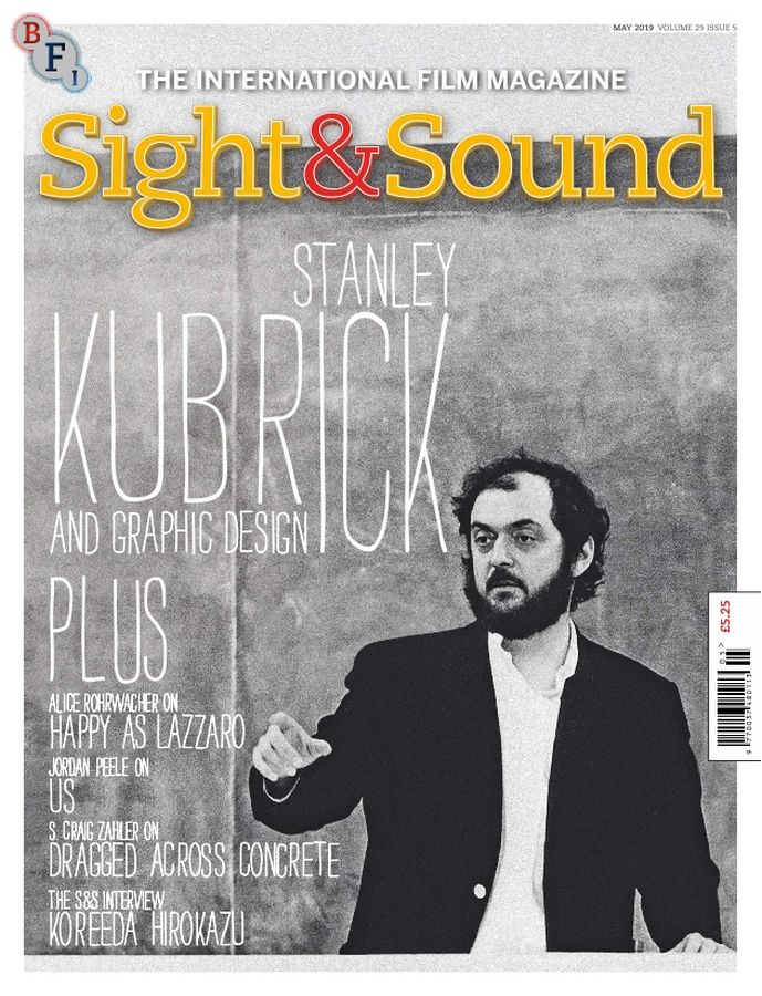 SIGHT AND SOUND magazine side cover  May 2019