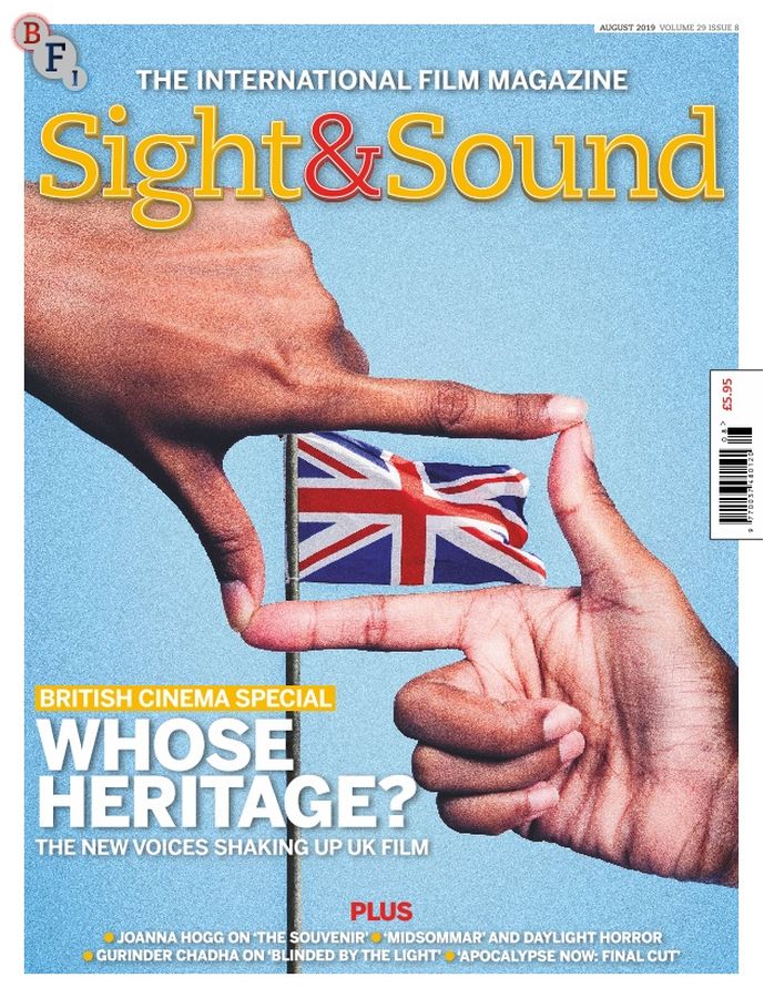 SIGHT AND SOUND magazine cover  August 2019