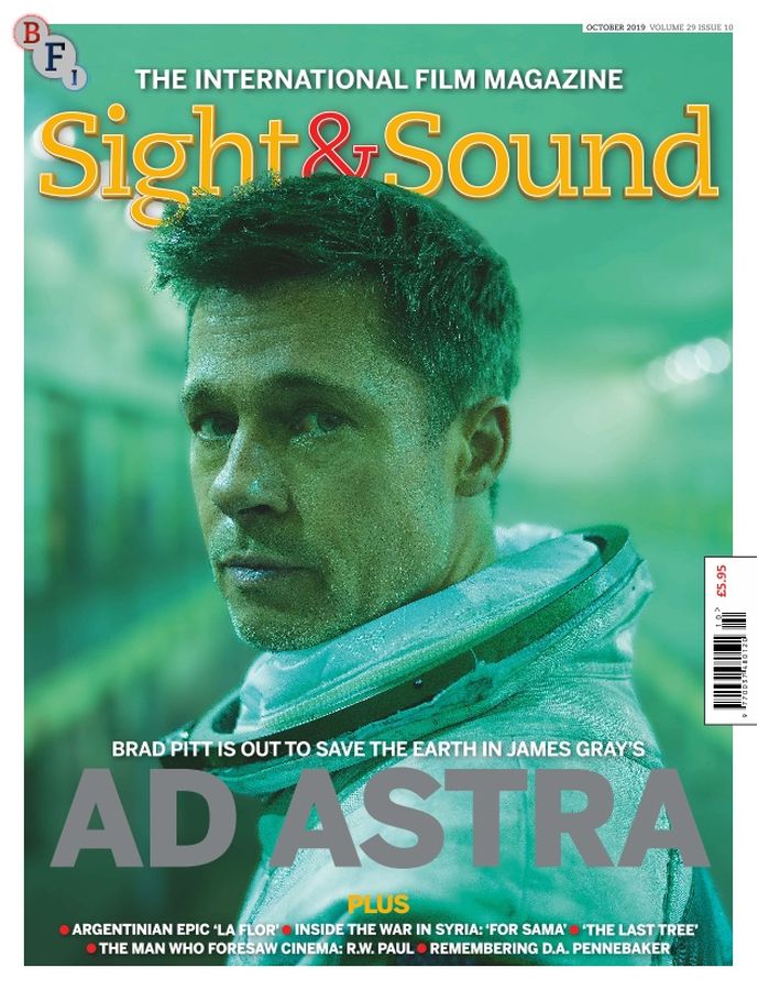 SIGHT AND SOUND magazine side cover  October 2019