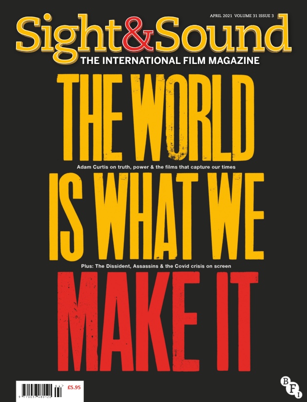 SIGHT AND SOUND magazine side cover  Vol 31 No  3  April 2021