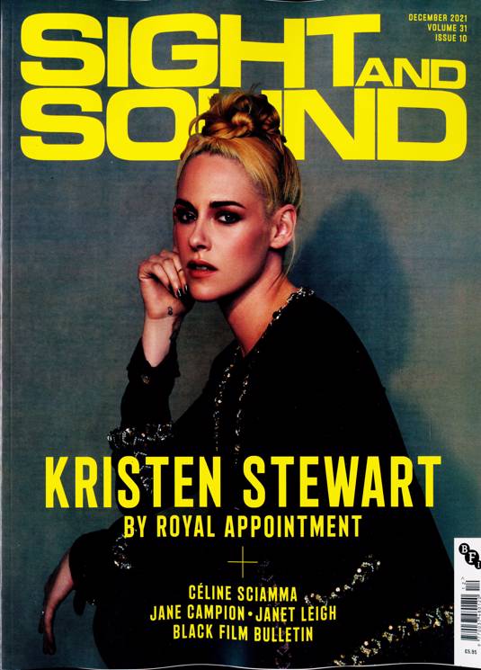 SIGHT AND SOUND magazine side cover  Vol 31 No 10  December 2021