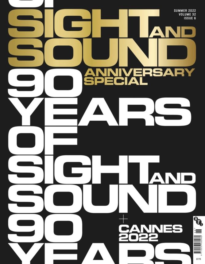 SIGHT AND SOUND magazine cover Summer 2022
