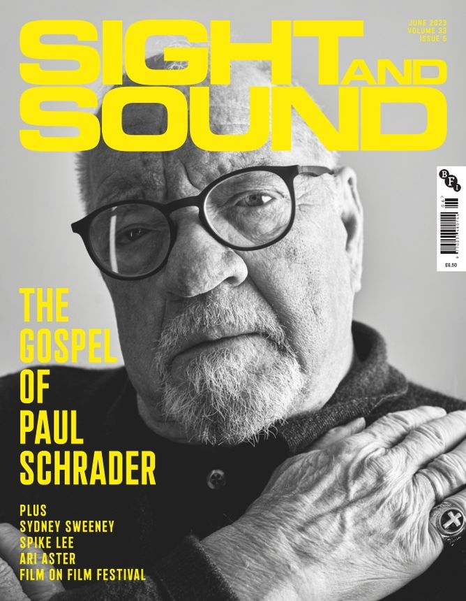 SIGHT AND SOUND magazine side cover  June 2023