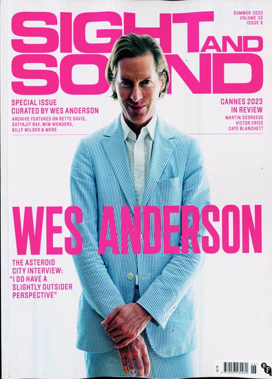 SIGHT AND SOUND magazine side cover  Vol 33 No  6 Summer 2023