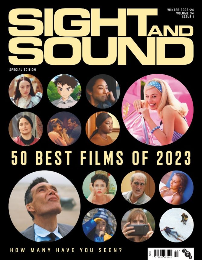 SIGHT AND SOUND magazine side cover Winter 2023