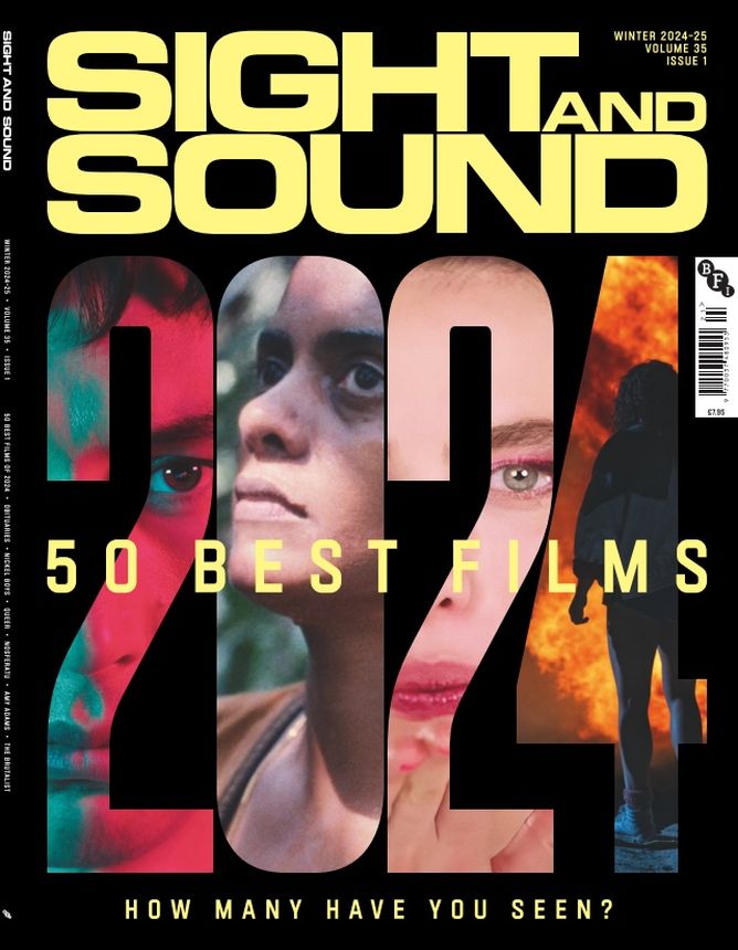 SIGHT AND SOUND magazine side cover  Vol 35 No 1 Winter 2025