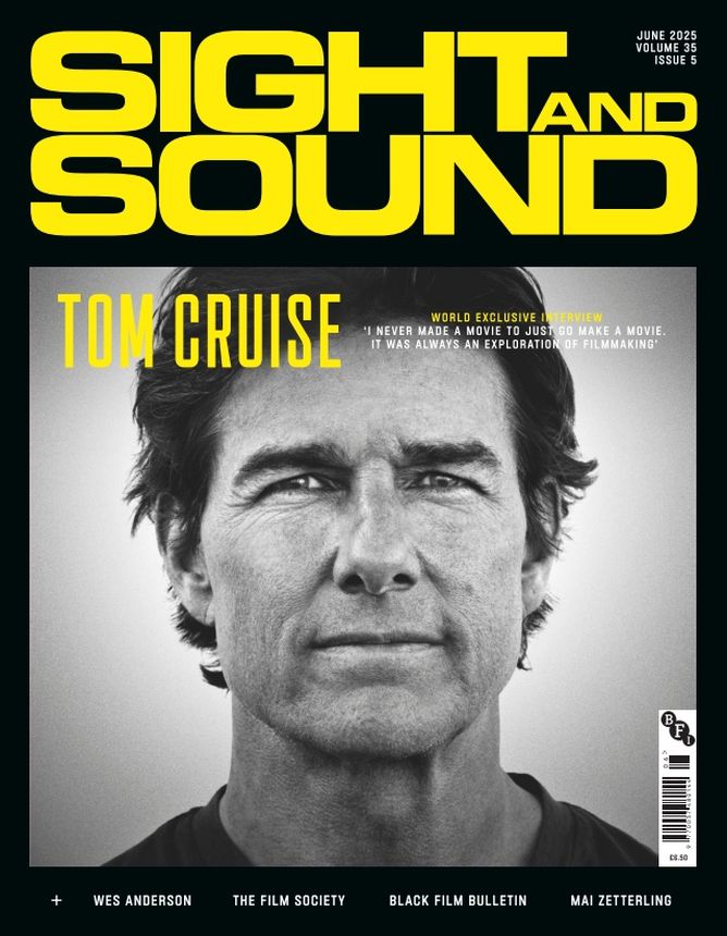 SIGHT AND SOUND magazine side cover  June 2025