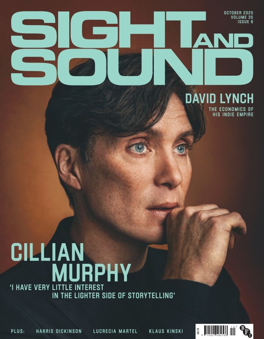 SIGHT AND SOUND magazine side cover  October 2025