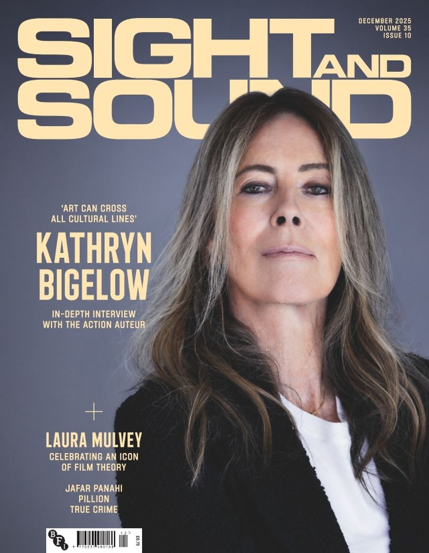 SIGHT AND SOUND magazine side cover  December 2025