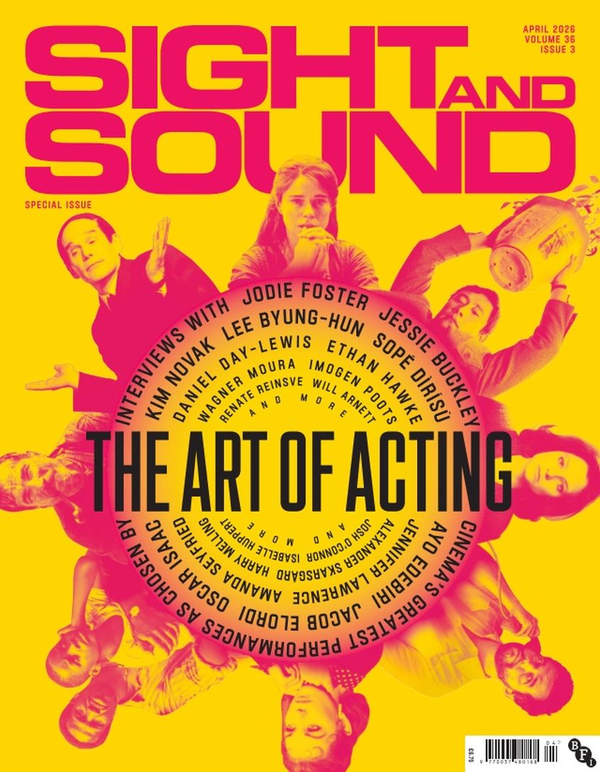 SIGHT AND SOUND magazine side cover  April 2026