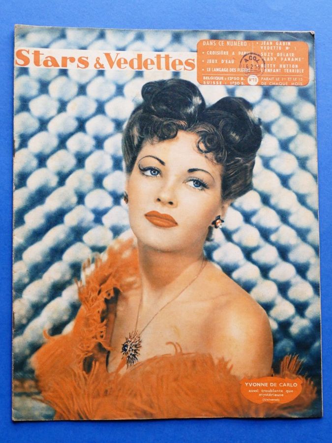 STARS ET VEDETTES magazine side cover Issue 10   1948
