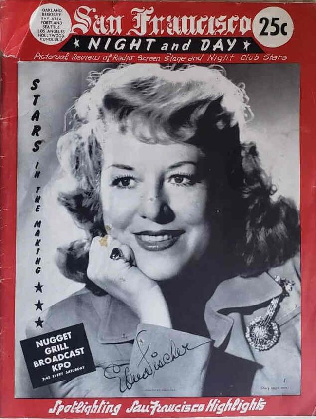 SAN FRANCISCO NIGHT AND DAY magazine side cover  May 1946