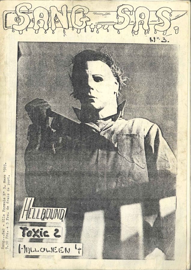 SANG SAS magazine side cover Issue 3  March 1989