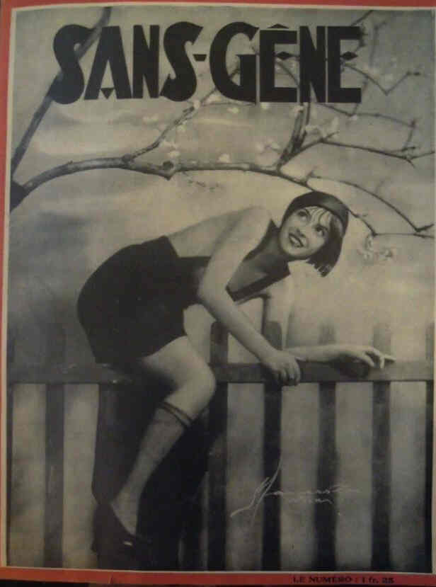 SANS-GENE magazine side cover 27 May 1933