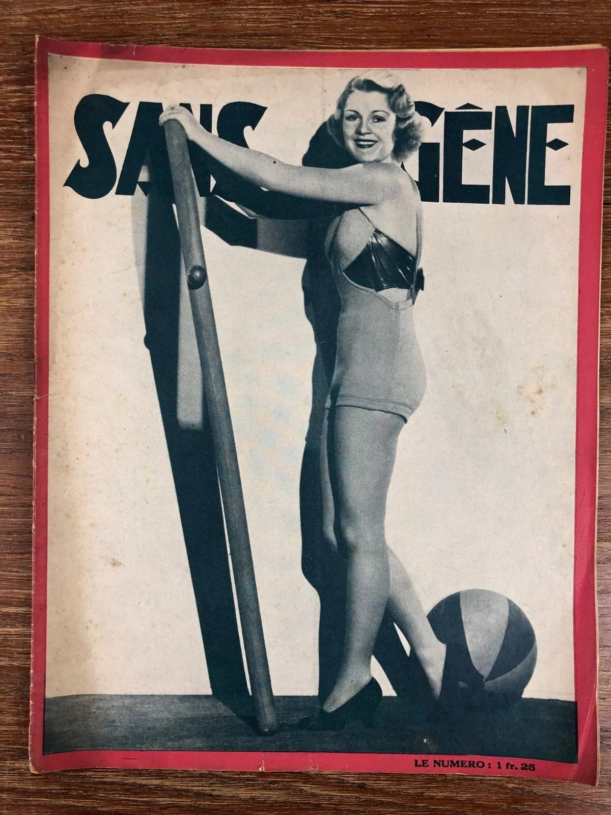 SANS-GENE magazine side cover Issue 762 28 April 1934