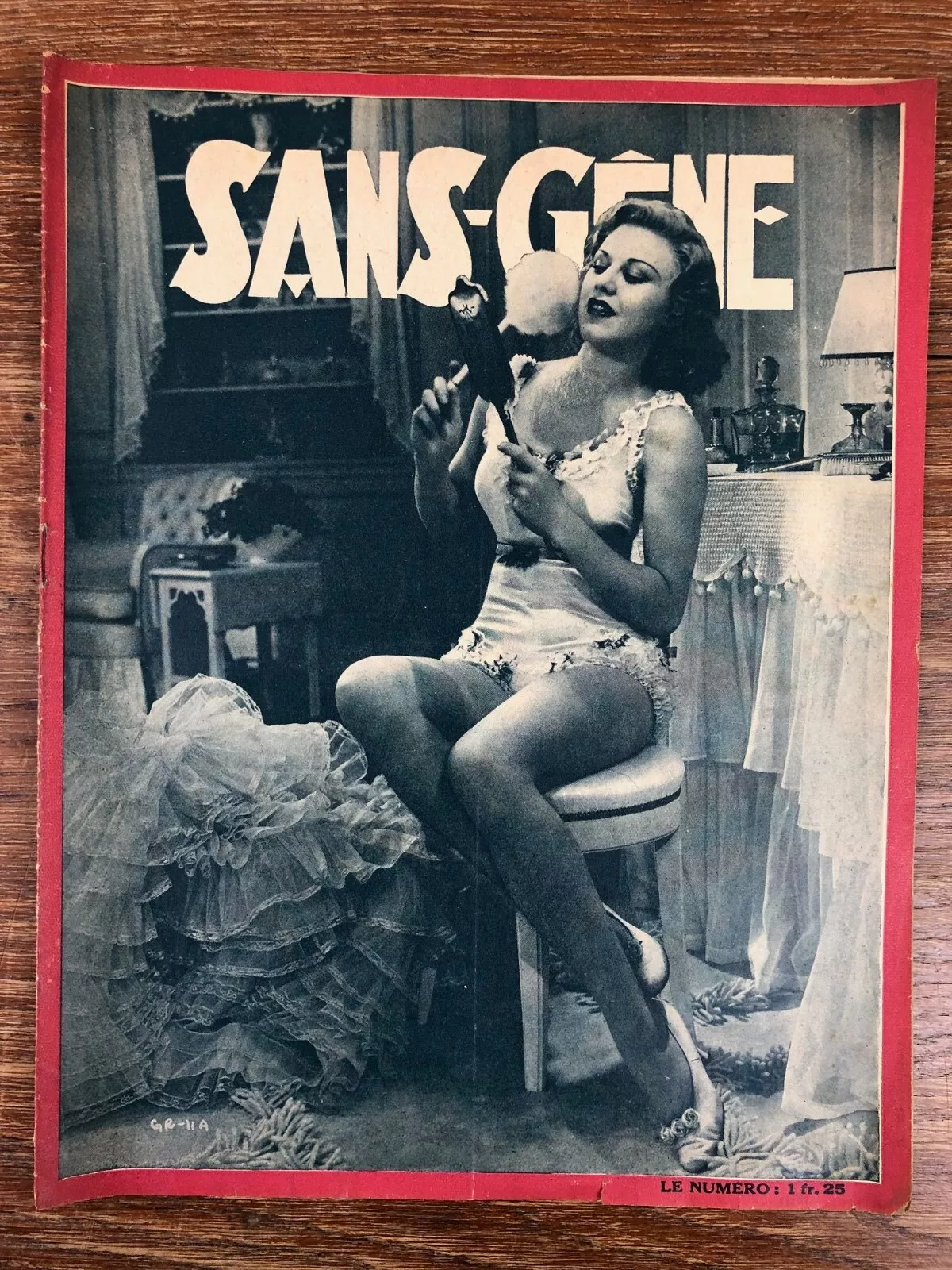 SANS-GENE magazine side cover Issue 764 12 May 1934