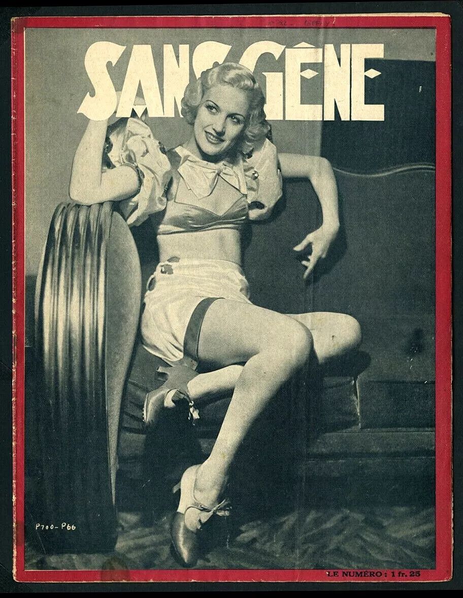 SANS-GENE magazine side cover Issue 782 15 September 1934