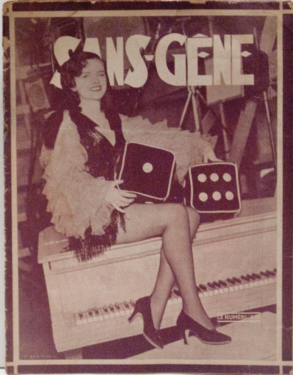 SANS-GENE magazine side cover   1936