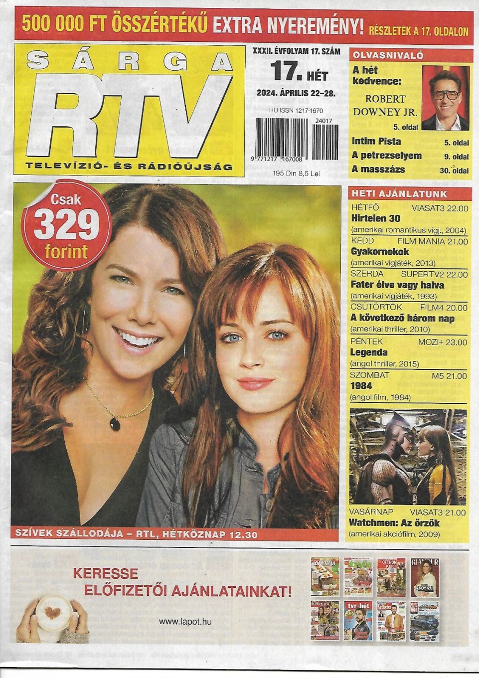 SARGA TV magazine side cover Issue 17 22 April 2024