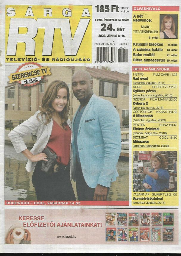 SARGA TV magazine side cover Issue 24 8 June 2020