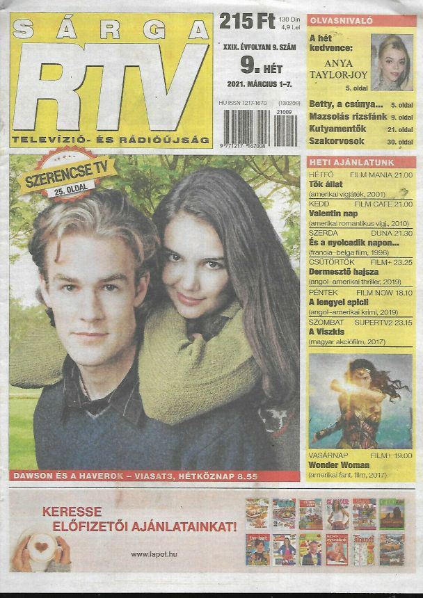 SARGA TV magazine side cover Issue 9 1 March 2021