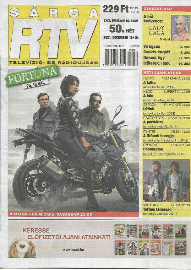 SARGA TV magazine side cover Issue 50 13 December 2021